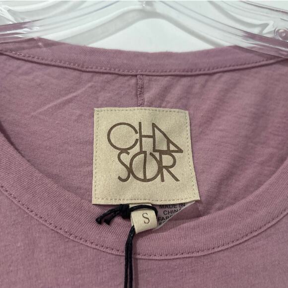 NWT Chaser Short Sleeve T-Shirt Mauve Purple, Women’s Small - Picture 3 of 4